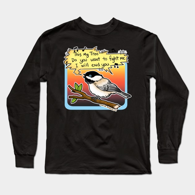 Territorial Tweet Long Sleeve T-Shirt by Raven's Random